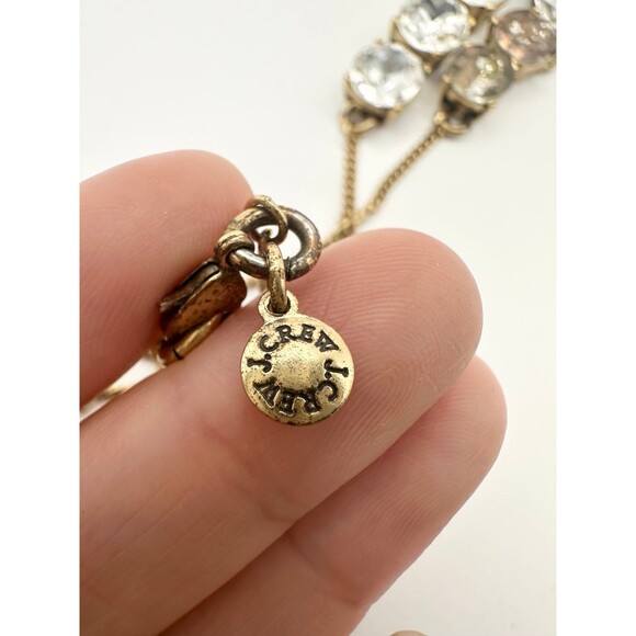 J.Crew gold tone mixed brulee Necklace 26” - Picture 6 of 6